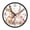 Two Cute Bunnies Pattern, variant on Voice Activated Clock with Glow Light 12 Inch Large Silent Wall Clock Battery Operated for Home Decor Easter Bunny and Chicks