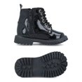 thumbnail image 4 of Botas Botines Zapatos Niña Charol Negro, 4 of 5