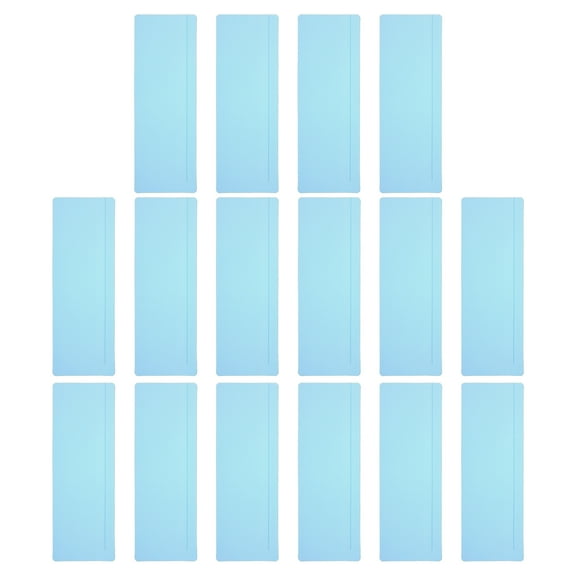 Uxcell Guided Reading Strips Tracking Highlight Colored Overlay Bookmark Sky Blue 16 Pcs