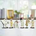 thumbnail image 3 of de 6 piezas de mini de perro, de de de PVC , juguete de animales de mascota pintados , decoración de , Baile, 3 of 8