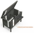 thumbnail image 2 of GDLF Outdoor Cat House Feral 100% Insulated Foam Weatherproof Solid Wood, Large, 2 of 9