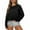 Black, variant on Women's Long Sleeve Double Zipper Neck Casual Top Friendly Sweatshirt for Easy Wear and Comfortable Fit with Stylish Design for Everyday Use,Green,S