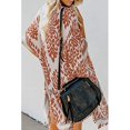 thumbnail image 2 of Mujeres Beach Cover Up Kimono Trim Solid Chiffon Spring Tropical Pool Kimonos Duster Cardigan Tops Maternidad Tallas grandes Summer Print Traje de baño Traje de baño Lady Bikini Casual Loose Coverups PXYMOER cárdigan, 2 of 2
