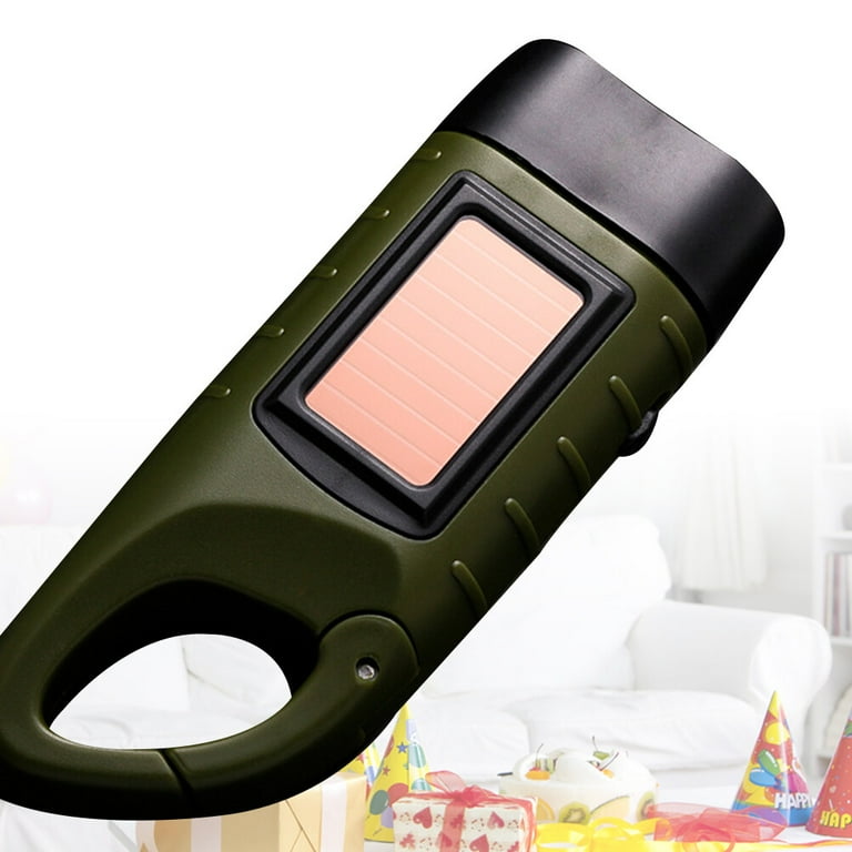 Hand Crank Solar Flashlight