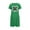 Green, variant on QUNYINEY Plus Size Nightgowns for Women Short Sleeve St Patricks Day Sleepshirt Comfy Knee Length Crew Neck Gowns for Women Sleepwear