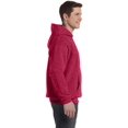 thumbnail image 2 of Hanes B22000715 Ecosmart Hooded Sweatshirt, Heather Red - Large, 2 of 3
