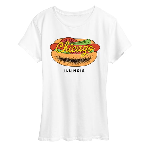 Instant Message - Chicago Dog Short Sleeve Graphic T-Shirt