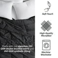 thumbnail image 6 of Southshore Fine Living, Inc. All Season Down Alternative Comforter, Black, King/California King, 6 of 9