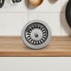 thumbnail image 2 of Reliable Kitchen Fixtures Basin Trap drainage 110mm Stainless Steel Sink drain strainer Step by Step Filtration, 2 of 10