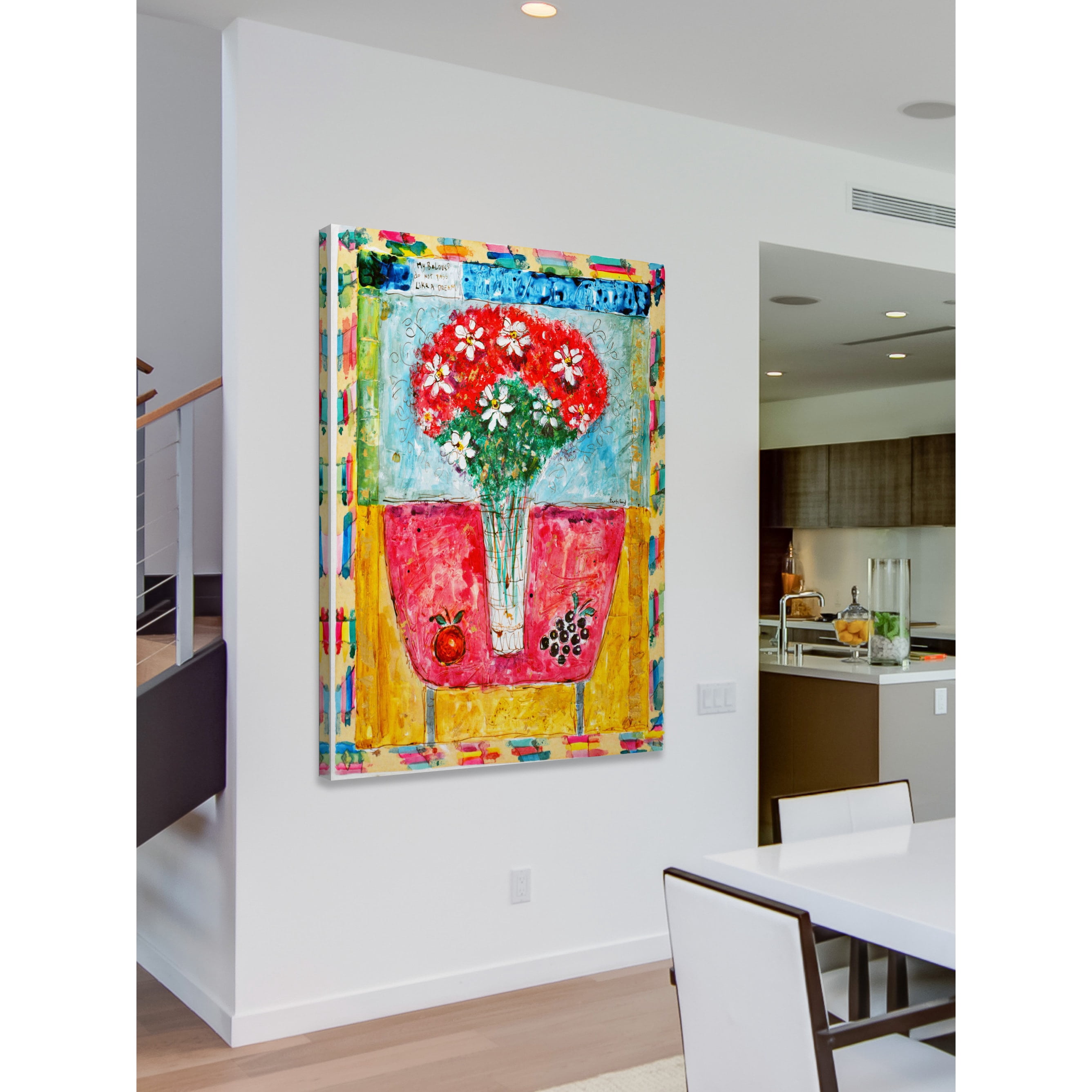 Marmont Hill "Beloved Bouquet Version 1" by Wayne Ensrud Painting Print on Canvas