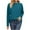 Blue, variant on Womens Crew Neck Sweater Knitted Pullover Tops Dropped Long Sleeve Solid Color Casual Fall Winter Jumpers (XL, White)