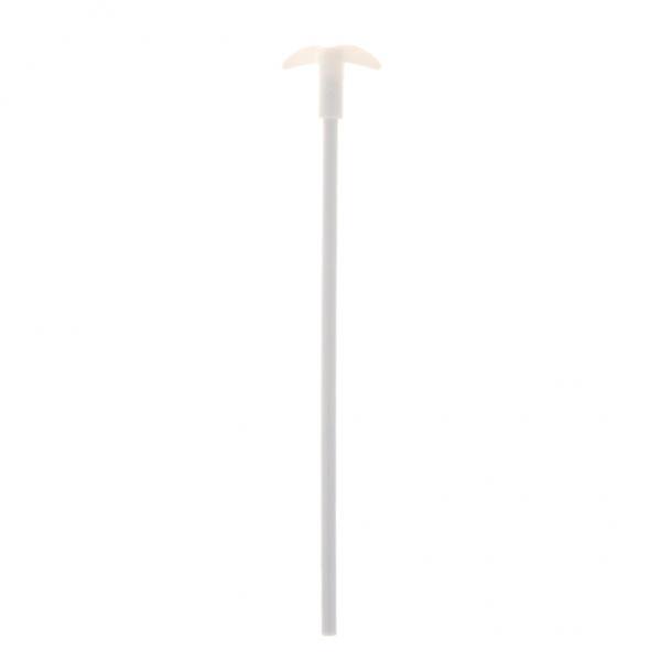 2- PTFE Mixer Stirring Rod for Electric Overhead Stirrer L 250mm Oar Dia 2 Pcs