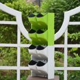 thumbnail image 3 of CAROOTU Self Watering Flower Pot Stackable Vertical Planter Wall Hanging Durable For, 3 of 5