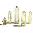 thumbnail image 4 of RSAMD Natural Smoky Citrine Quartz Obelisk Crystal Wand Tower Point Rock Healing Reiki-1PC (Random Pick)-3-4cm, 4 of 9