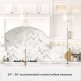 thumbnail image 6 of Hunter - Belltown 4-light Rustic White, Medium Size Pendant Light, Dimmable, Transitional Style, Urn Shaped, for Bedrooms, Dining, Living Rooms - 19314, 6 of 8