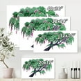 thumbnail image 4 of A Lonely Tree of Wisteria 32 in x 24 in Painting Canvas Art Print, by Designart, 4 of 4
