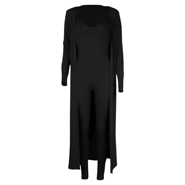 Two Piece Outfits for Women Halter Jumpsuits Bodysuits with Cardigans Clothing Sets Spring Casual Outfit Set