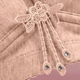 thumbnail image 6 of No Underwire Classic Bra for Women, Full Coverage Scoop Neck Underwear with Adjustable Straps, Light Support for Daily Wear | VerBelle,Beige L, 6 of 9