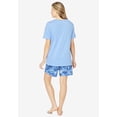 thumbnail image 2 of Dreams & Co. Plus Size Knit Pj Short Set, 2 of 6