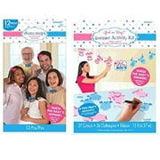 gender reveal photo props & activity