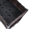 thumbnail image 3 of 2-Tier Square Raised Garden Bed with Legs Flower Planter Box Elevated Vegetables 47.2*15.7in, 3 of 10