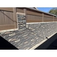 thumbnail image 6 of WallWell Iron Gray Premium Faux Stone Wall Panel, 46.25” x 12.88", Lightweight PU, DIY Tongue & Groove, Indoor/Outdoor Decorative Siding 1-Piece, 6 of 6