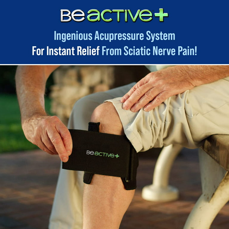 Sciatica Pain Relief Devices, Acupressure System Sciatica Pain Relief Brace  For Sciatic Nerve Pain, Lower Back, & Hip - Knee Brace With Pressure Pad