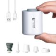 thumbnail image 1 of FLEXTAILGEAR Tiny Pump Portable Air Pump Ultra-Mini Air Pump with 1300mAh Battery USB Rechargeable to Inflate Deflate for Pool Floats Air Bed Air Mattress Swimming Ring Vacuum Storage Bags (Grey), 1 of 15