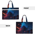 thumbnail image 2 of Pofeuu Spooky Halloween Night Scene Print Laptop Bag Carrying - Computer Bag Laptop Case Shoulder Slim Work Travel, 2 of 8