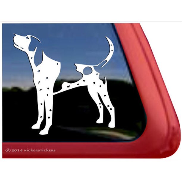 Ticked Coonhound High Quality Vinyl Dog Window Decal