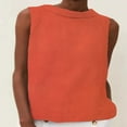 thumbnail image 4 of JUNWELL 2024 Printemps Coton Lin Haut Femme Blanc Sans Manches Col Rond Blouse Décontractée Mode Tendance Bureau Hauts Dames, 4 of 7