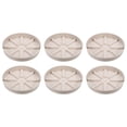 thumbnail image 1 of Unique Bargains Plant Pot Saucers 7.5 Inch, 6 Pack Plastic Round Plant Pot Flower Drip Tray, White, 1 of 6