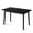 Black, variant on EBQOSK 47-Inch Dining Table Walnut Color Solid Wood Kitchen Table Dining Table Suitable For Small Space Kitchenette Table Modern Home Furniture Natural