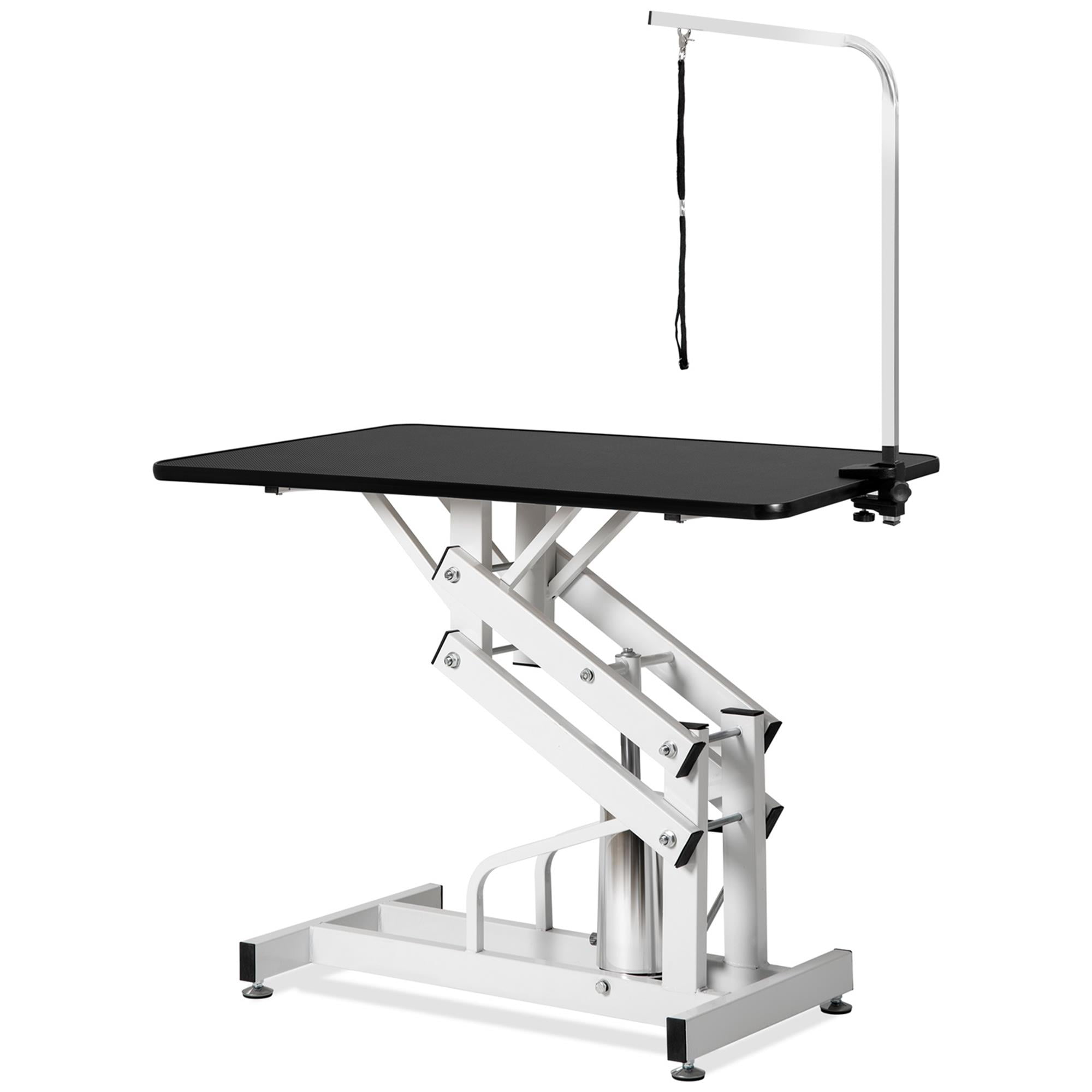 Pefilos 42" Pet Grooming Table for Dogs Cats, Z-Lift Adjustable Heavy Type Hydraulic Grooming Table, Foldable Dog Grooming Table for Home, Purple Pefilos 42" Pet Grooming Table for Dogs Cats, Z-Lift Adjustable Heavy Type Hydraulic Grooming Table, Foldable Dog Grooming Table for Home, Purple