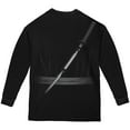 thumbnail image 2 of Halloween Ninja Assassin Costume Black Youth Long Sleeve T-Shirt - Youth X-Large, 2 of 2