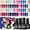 Multicolor-B501-532, variant on JODSONE 36 PCS Gel Nail Polish Set-32 Colors Gel Polish Kit Base Coat Glossy Matte and Glitter Top Coat Nail Polish Set Green Blue Red Pink Collection Gifts for Women