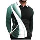 thumbnail image 2 of Suéteres de Manga Corta de los Hombres Top de Solapa / Camisa Diseño Deportivo Casual, Tela Suave Transpirable para el Uso Diario Al Aire Libre de Invierno, 2 of 7