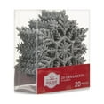 thumbnail image 7 of (3 pack) Glitter Snowflake Ornaments, 20 Count, by Holiday Time, 7 of 7