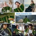 thumbnail image 5 of Zen Stones Water Flowing Cooling Blanket, Lightweight Breathable Summer Throw Blanket with Double Sided Cold Effect, Floral Green Forest Picnic Beach Blankets Bed Sheet for Hot Sleepers 40"x60", 5 of 8