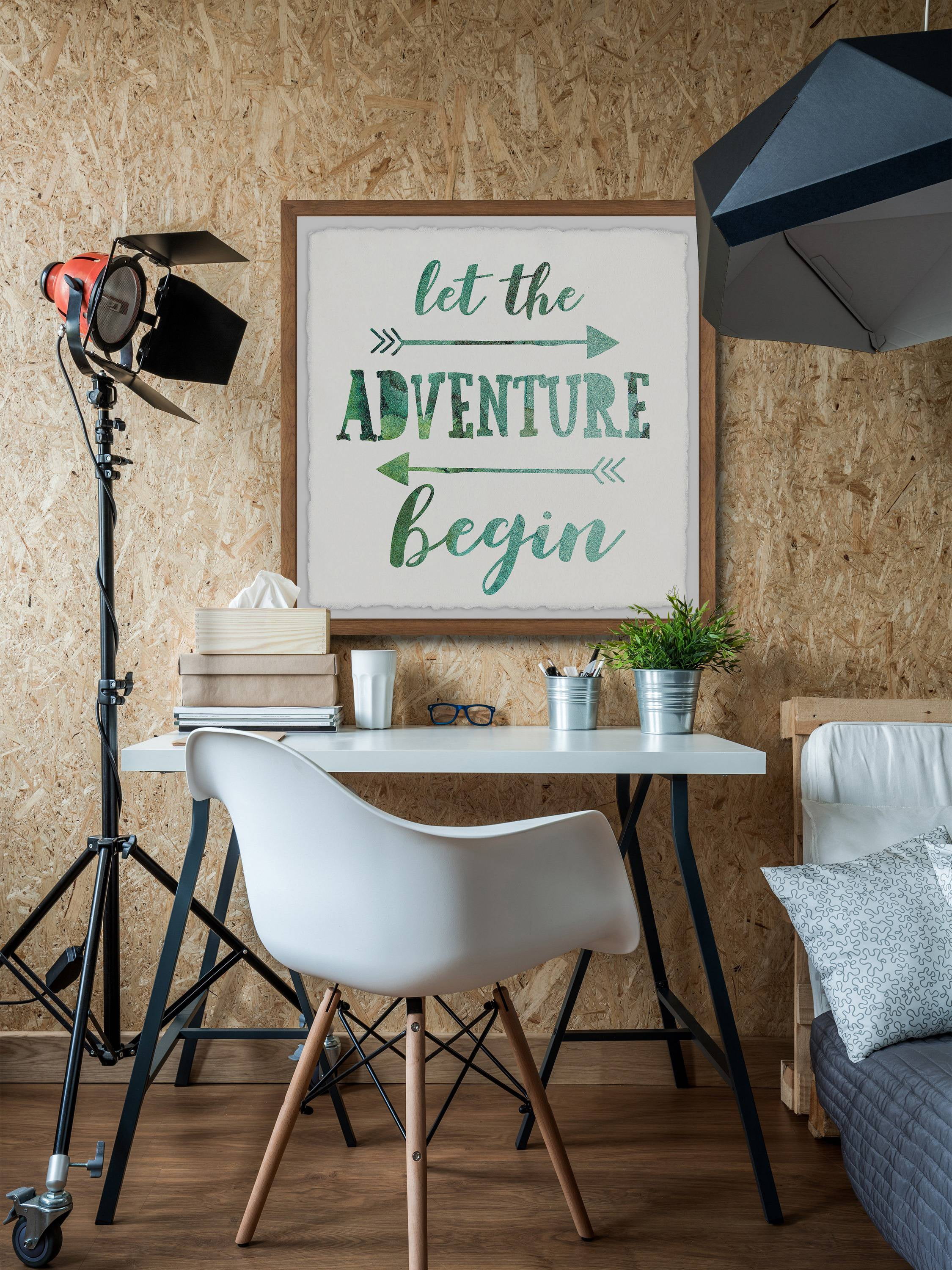 Marmont Hill Adventure Begin Framed Wall Art