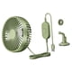 thumbnail image 4 of Ventilador de coche USB con circulación de aire, compacto, universal, portátil y giratorio, 12 V Verde, 4 of 9