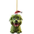 thumbnail image 3 of Holloyiver Dog Christmas Tree Ornaments, Puppy Hanging Wood Xmas Ornament Rustic Wooden Dog Ornaments Acrylic Floats Pendants for House Holiday Party Decor 9 Styles, 3 of 8