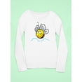 thumbnail image 3 of Happy Bee Flying Long Sleeve Toddler -Image by Shutterstock,  5 Toddler, 3 of 4