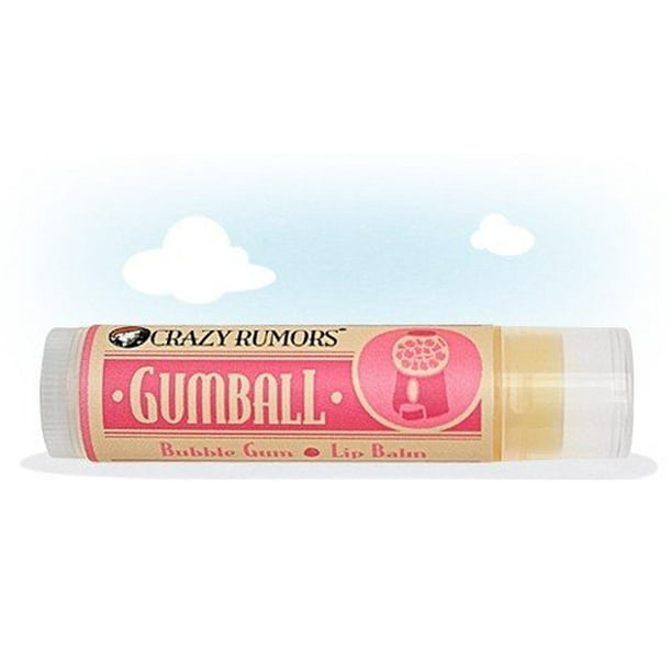Lip Balm Bubble Gum .15oz (single item) by Crazy Rumors
