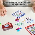 thumbnail image 4 of GSE Bingo Game Set with 50 Bingo Cards, 500 Colorful Bingo Chips & Bingo Calling Cards Deck for Parties, Large Groups, Bingo Game Night, 4 of 7