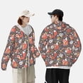 thumbnail image 4 of Fotbe Foxes Chaqueta con Protección Solar UPF 50+ para Hombre y Mujer, Camisa con Capucha y Bolsillos-Small, 4 of 7