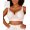 White, variant on No Underwire Sexy Lace Plus Size Minimizer Bras for Women Wireless Bras with Support and Lift (Black, 38E)