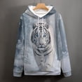 thumbnail image 5 of LAOLIUSN 3D Tiger Graphic Hoodie for Men, All-Over Print Pullover Sweatshirt, Big and Tall Plus Size Streetwear Hoodie with Pocket S-4XL, 5 of 7
