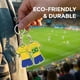 thumbnail image 5 of Yanonmyfd World Cup Keychain, 2026 World Cup Merchandise, 2 pcs for Football Enthusiasts, Team Pride Accessory with Keychains,Yellow, 5 of 9