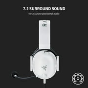Razer BlackShark V2 X Wired Esports Multi-platform Headset, 3.5mm, White